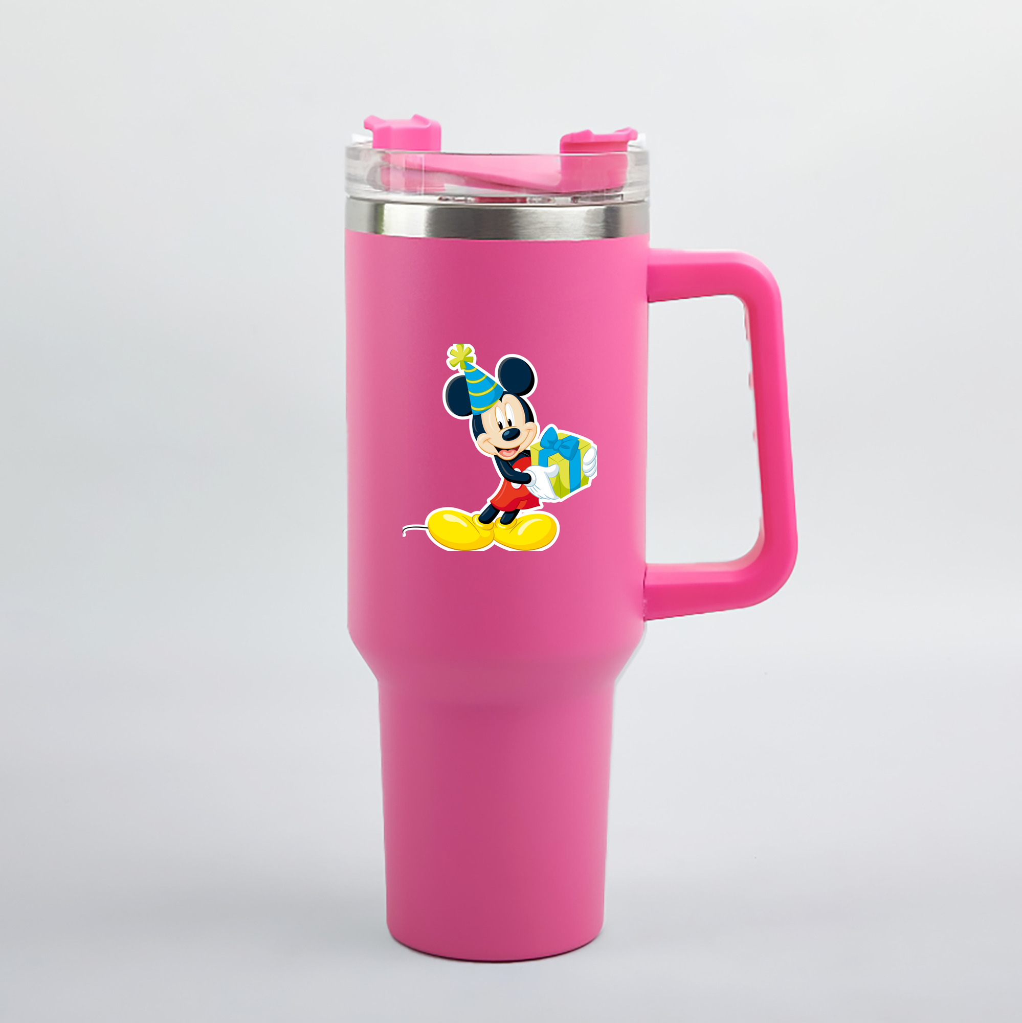 （画像用） ミッキーマウス Mickey Mouse 1200mL車用タンブラー（カラープリント）